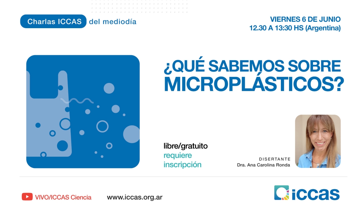 Charla ICCAS del Mediodía en junio: ¿Qué sabemos sobre microplásticos?